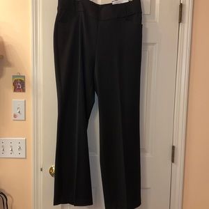 Christopher & Banks Black trousers Size 16 Average. NWT